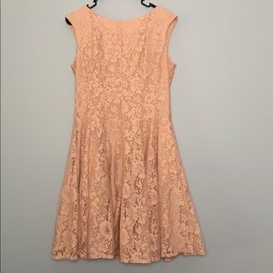 Juniors’ Salmon/Pink Dress